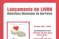 Apresentação do livro "A pessoa, um ser-com e para o outro" no Barreiro