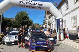 João Barros e Cristiano Queiroga vencem em Mesão Frio - Ao volante de um Volkswagen Polo R5