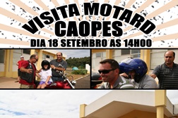Motards Santa Maria visitam utentes do CAOPES da Santa Casa da Misericórdia 
