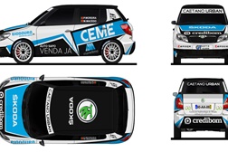 Maquete Skoda Fabia R2 