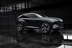 Hyundai relembra design do concept Vision T - Esta proposta é um CUV compacto com uma postura desportiva
