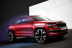 Primeiros esboços da antecipam o Karoq renovado - Škoda fará a apresentação do novo visual no final de Novembro