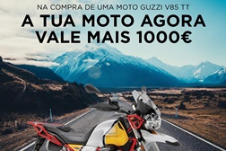 Moto Guzzi anuncia campanha tentadora para a V85TT
