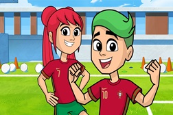 Canal Panda exibe maratona de "SuperQuinas" no Dia de Portugal - A série de animação da Federação Portuguesa de Futebol 