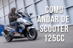 Como começar a andar de scooter 125cc