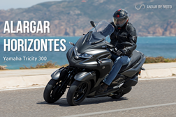 Teste Yamaha Tricity 300 - Alargar Horizontes