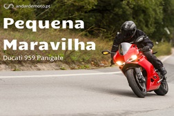 Teste Ducati 959 Panigale - Pequena Maravilha