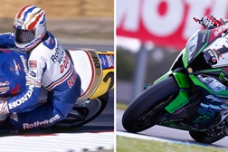 27 anos e quase 800.000$ separam estas duas motos...