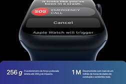 Apple Watch Series 8 com deteção de colisões de veículos - Monitoriza condução e pode fazer chamada de emergência na ocorrência de acidente