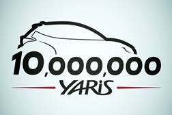 Toyota celebra vendas de 10 milhões de Yaris - Yaris junta-se ao Corolla, Camry, RAV4, Hilux e Land Cruiser com mais de 10 milhões de unidades vendidas