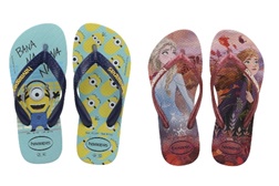 Frozen, Minions, Clássicos da Disney e Heróis Marvel disponíveis na coleção da Havaianas para crianças