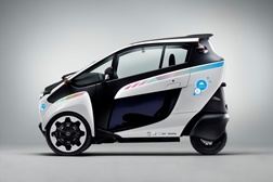 Cidade de Grenoble testa sistema público de partilha  de viaturas Toyota i-ROAD e Toyota COMS - Grenoble, a “cidade inteligente” a partir de Outubro com a 'Citélib by  Ha:mo', uma inovação recorrendo as últimas tecnologias, que aliam um  sistema de partilha e carregamento de automóveis elétricos aos transportes  públicos