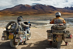 Simon e Lisa Thomas - uma viagem de 14 anos em motos