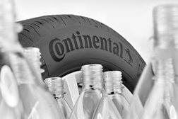 Continental lança 1ºs pneus com poliéster com origem em garrafas PET recicladas - Pneus tecnologia ContiRe.Tex produzidos em Lousado, Portugal  