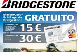Bridgestone oferece cartões Master Card na compra de pneus de moto