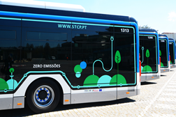 STCP com 12 autocarros 100% elétricos na Cimeira Social no Porto - Apoio à Presidência Portuguesa do Conselho da União Europeia
