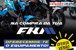 Salgados Moto lança campanha de verão FK Motors