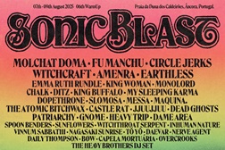 Sonic Blast Fest 2025  com cartaz completo - De 7 a 9 agosto 2025, Praia da Duna dos Caldeirões