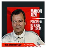 Markku Alen É o “Padrinho do Rally de Lisboa” - 1ª edição do Rally de Lisboa a 22 e 23 de Outubro de 2021