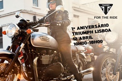 Triumph Lisboa comemora 1º aniversário dia 12 de Abril