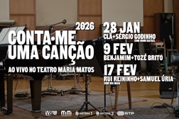 CONTA-ME UMA CANÇÃO de regresso ao Teatro Maria Matos  - Em Janeiro e Fevereiro de 2026 para a quarta edição ao vivo