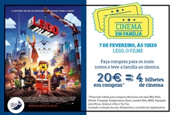 Cinema gratuito em Família no Alegro Alfragide