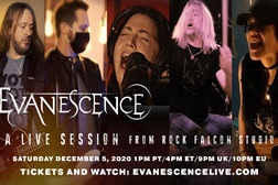 Evanescence anunciam concerto ao vivo com transmissão online 