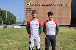 Seleção Nacional no Campeonato da Europa de BMX - Com os atletas Leonardo Carmo e Renato Silva