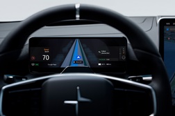 A Polestar é a primeira a integrar o funcionamento de navegação em tempo real do Google Maps  - Uma nova experiência de navegação no painel do condutor do Polestar 4