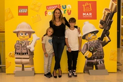 Marisa Cruz com Diogo e João
