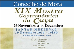 Mostra Gastronómica da Caça 2014 em Mora