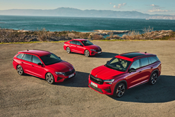 Kodiaq RS e Octavia RS: melhorada a performance e a dinâmica  - Nos modelos mais desportivos da marca