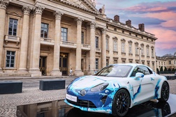 O Alpine A110 por Obvious na ART Paris 2022 - Uma peça única que revela uma colaboração artística coletiva