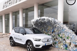 Volvo Ambiente: onda de lixo oceânico em Viseu - Obra ambiental da Volvo continua a percorrer o País