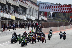 ESBK 2024, Estoril - Espetadores em pista - Animação na visita do Campeonato