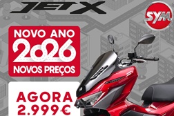 SYM Jet X 125 ABS a agora mais acessível.