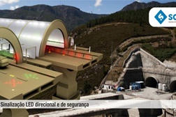 Soltráfego ganha contrato para sinalização LED direcional e de segurança do Túnel do Marão