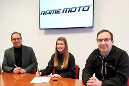 Rafaela Peixoto é a nova piloto da Rame Moto Racing
