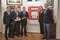Caetano Auto Aveiro vence prémio europeu de excelência atribuído pela Toyota Motor Europe - Reconhecimento do serviço aos clientes