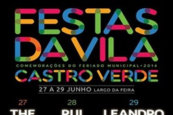 Festas da Vila 2014 animam fim-de-semana de 27 a 29 de junho em Castro Verde - Este fim-de-semana vai ser de festa em Castro Verde.