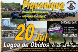 Grupo Motard São Rafael organiza piquenique na Lagoa de Óbidos