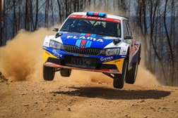 Joaquim Alves e António Costa no WRC ao volante do Skoda Skoda Fabia R5 