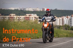 Teste KTM Duke 690 - Instrumento de prazer