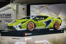 Tributo da LEGO Technic à escala Real de 1:1 ao Lamborghini SIÁN FKP 37 - Mais de 400 mil peças