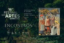Do Japão para Coimbra: a missão Tenshō dos 4 jovens japoneses em 1585 - Festival das Artes QuebraJazz realiza-se de 15 de julho a 30 de agosto, “Encontros”