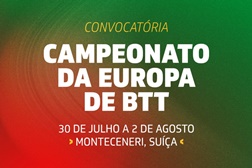 Portugal com oito representantes no Campeonato da Europa de BTT - Entre 29 de julho e 2 de agosto, em Monteceneri, na Suíça