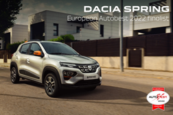 O Dacia Spring está na final dos prémios Auto Best 2022 - Vencedor será anunciado em meados de Dezembro  