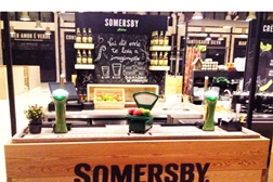Somersby abre banca no Mercado da Ribeira