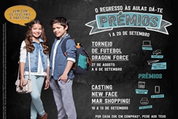 Casting de modelos infantis no MAR Shopping com um ano de agenciamento
