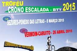 Inscrições abertas para o Troféu de Crono Escalada BTT - 2015